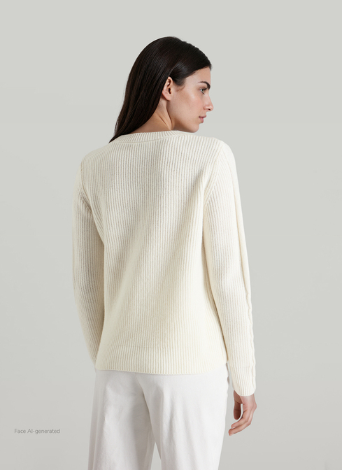 Pullover Rundhals 1/1 Arm width=