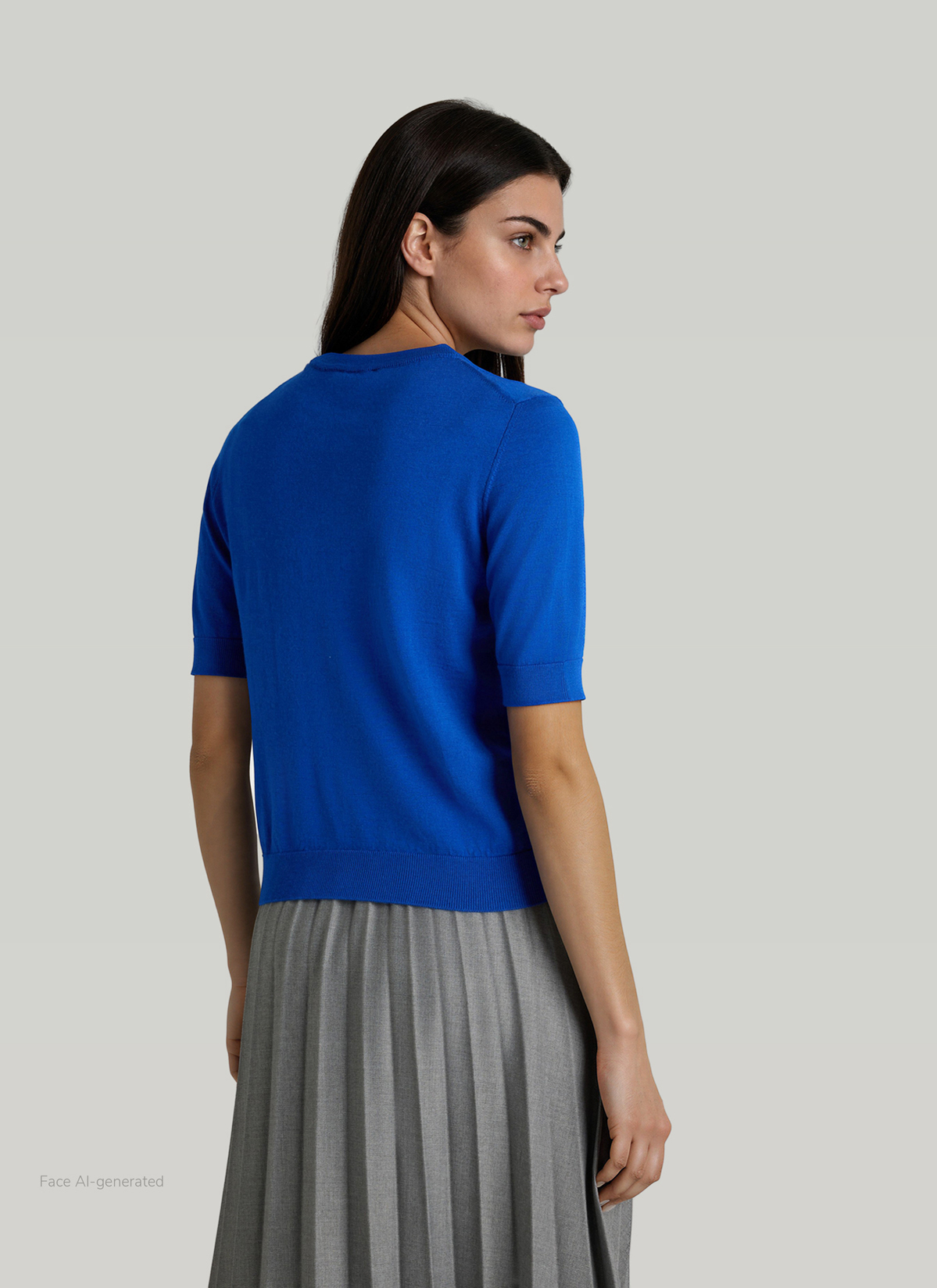 Pullover Rundhals 1/1 Arm, Nordic Light Rückansicht