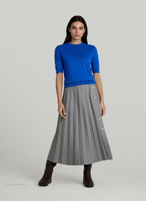 Pullover Rundhals 1/1 Arm width=