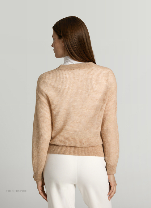 Pullover Rundhals 1/1 Arm width=