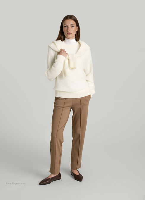 Pullover Rundhals 1/1 Arm width=