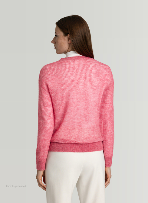 Pullover Rundhals 1/1 Arm width=