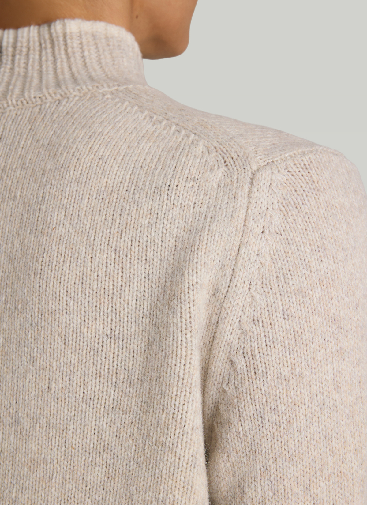 Pullover Stehkragen 1/1 Arm, Autumn Stone Detailansicht 1