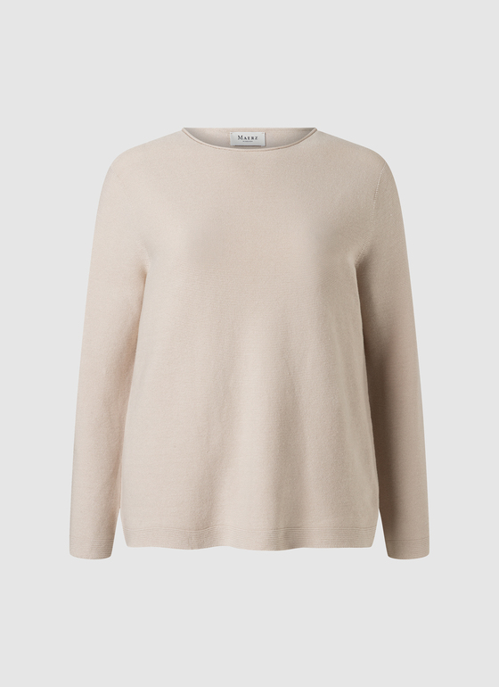 Pullover Rundhals 1/1 Arm French Oak Frontansicht