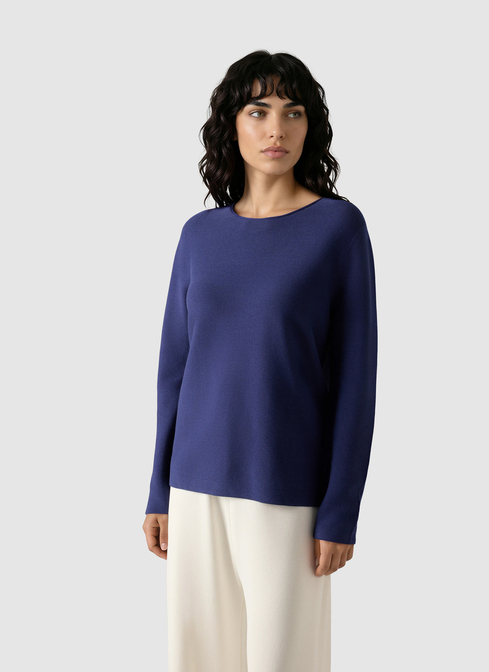 Pullover Rundhals 1/1 Arm width=