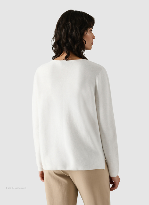 Pullover Rundhals 1/1 Arm width=