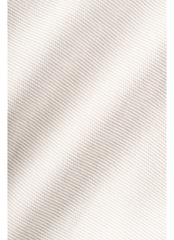 Pullover Rundhals 1/1 Arm New White Frontansicht