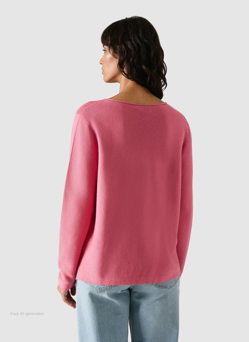 Pullover Rundhals 1/1 Arm width=