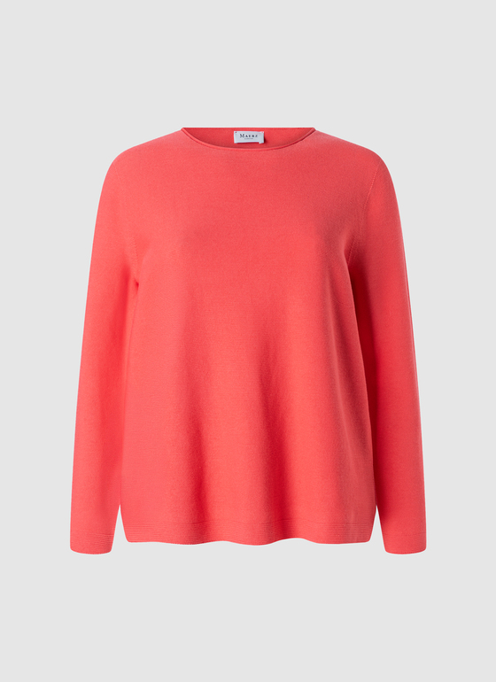 Pullover Rundhals 1/1 Arm Flamingo Frontansicht