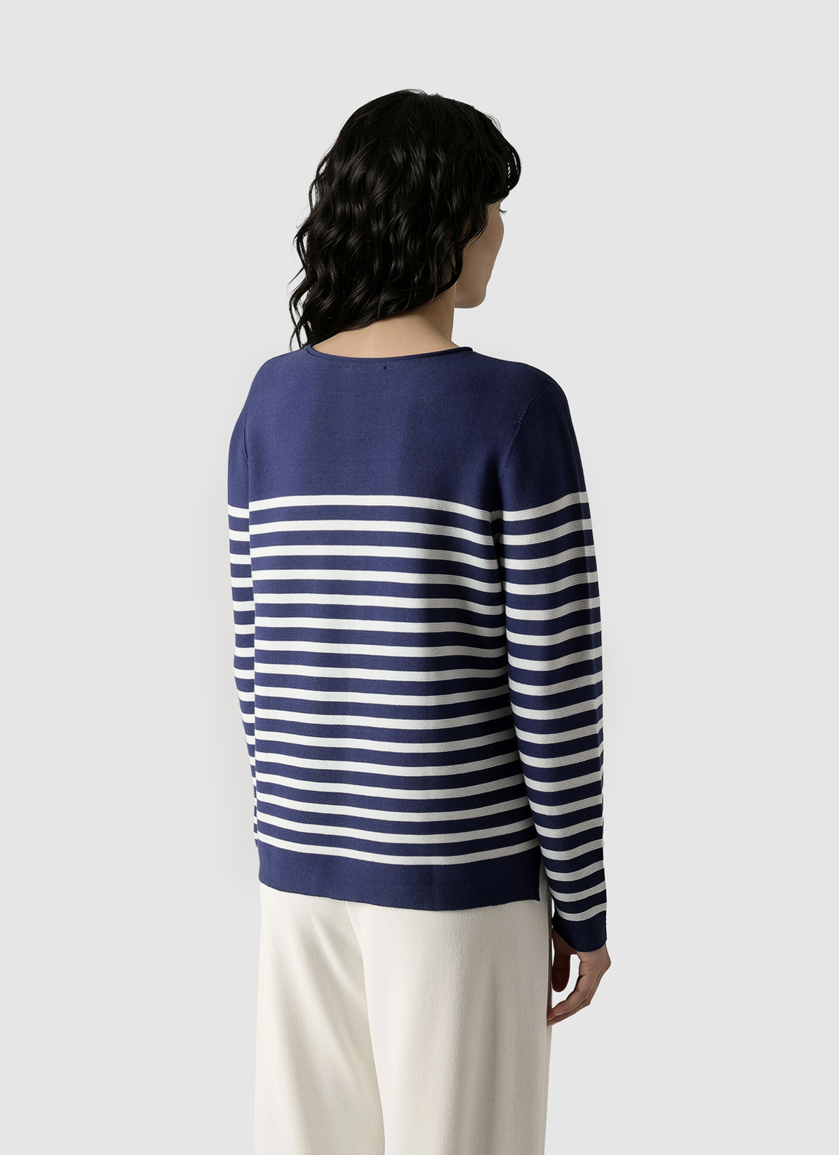 Pullover Rundhals 1/1 Arm, Midnight Sail Rückansicht