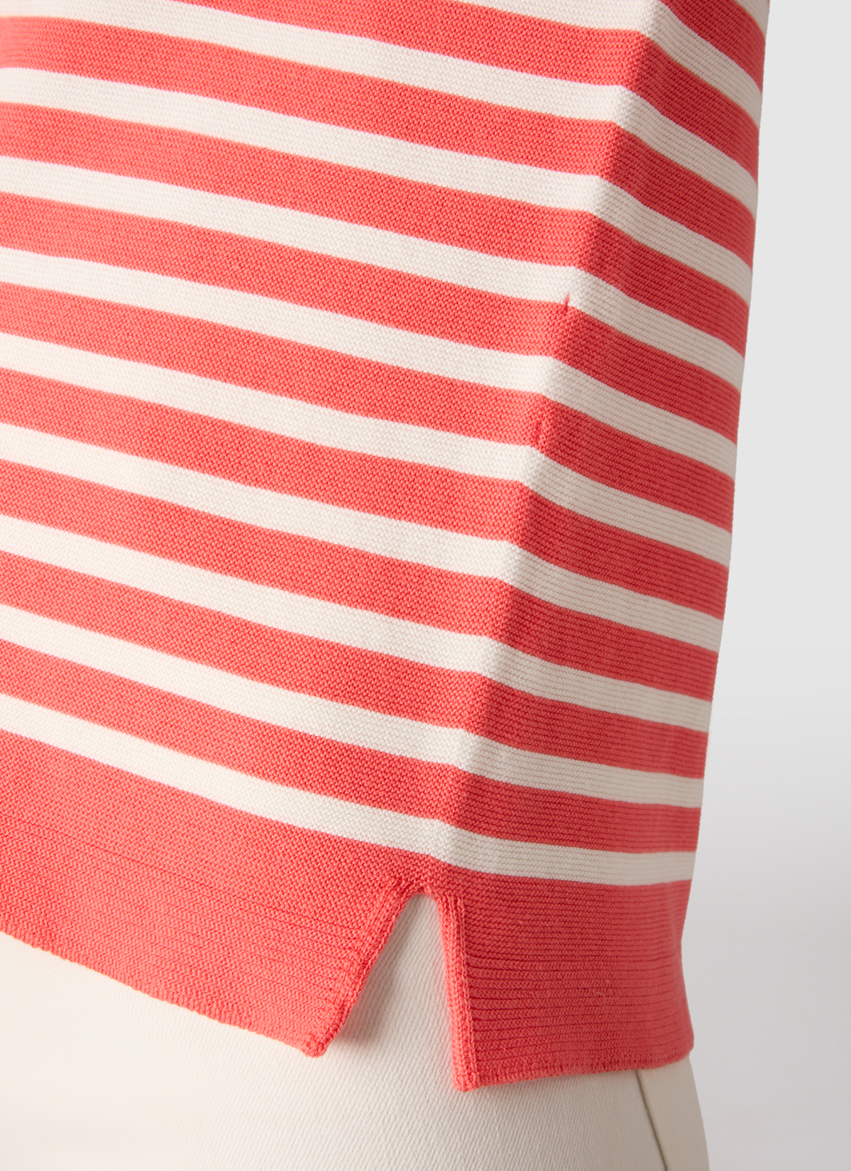 Pullover Rundhals 1/1 Arm, Flamingo Detailansicht 1