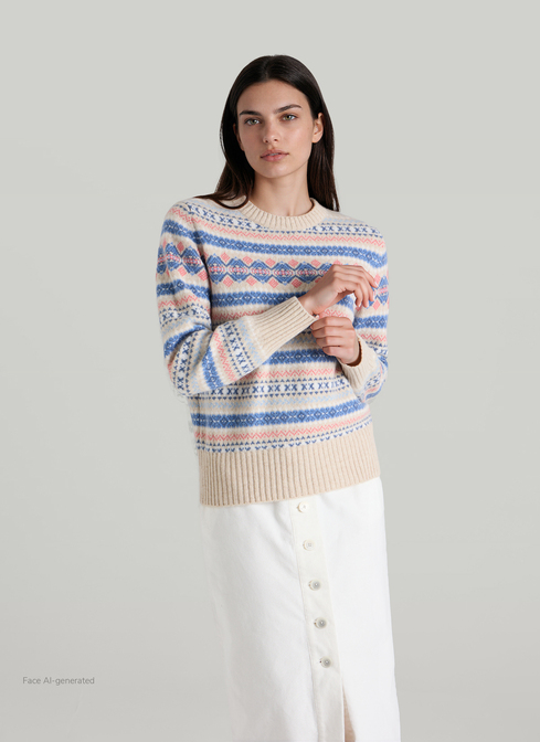 Pullover Rundhals 1/1 Arm width=