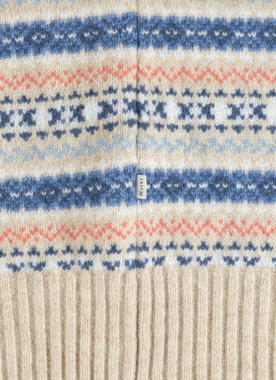 Pullover Rundhals 1/1 Arm Frosted Dune Frontansicht