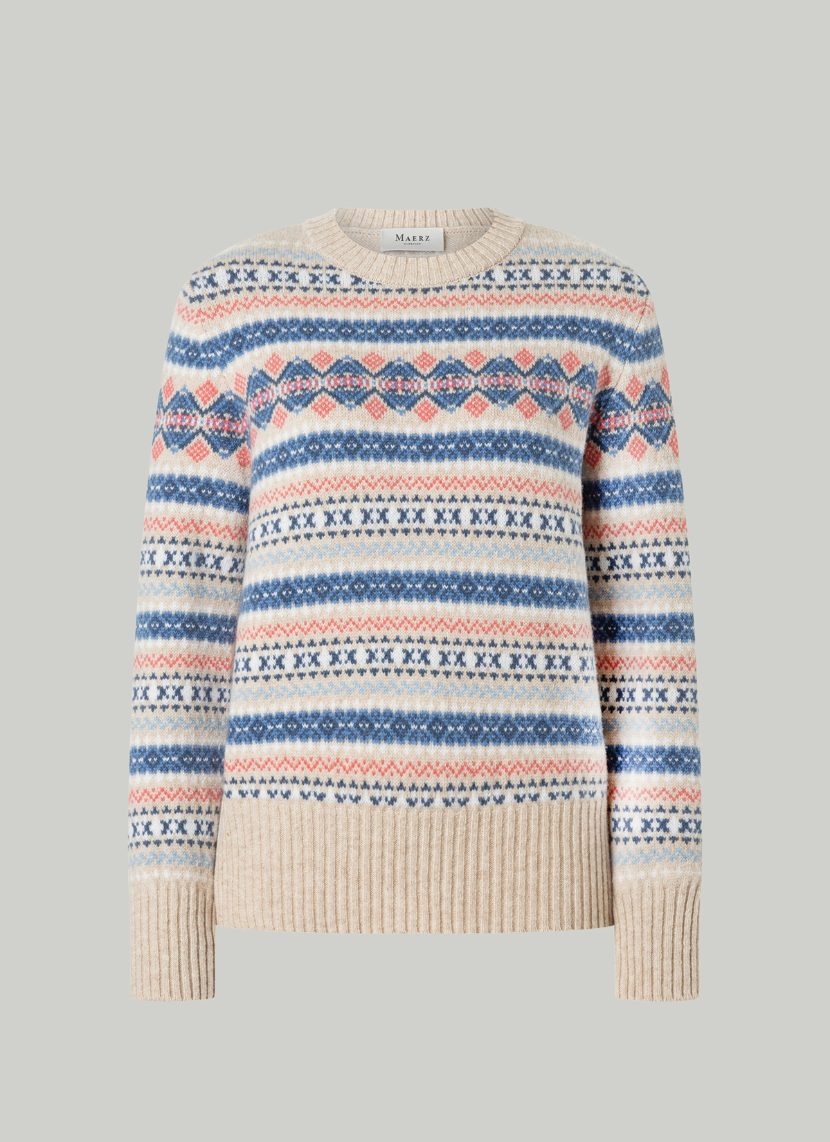 Pullover Rundhals 1/1 Arm, Frosted Dune