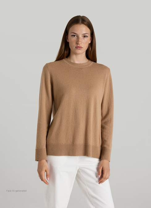 Pullover Rundhals 1/1 Arm width=