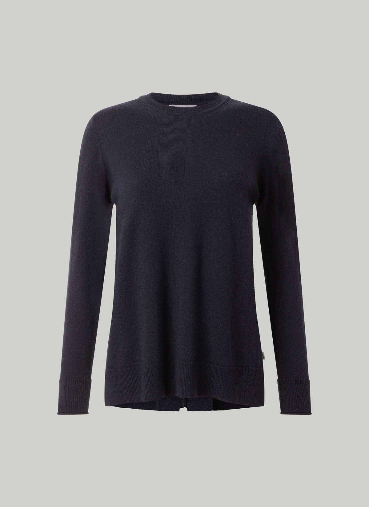 Pullover Rundhals 1/1 Arm, Navy 