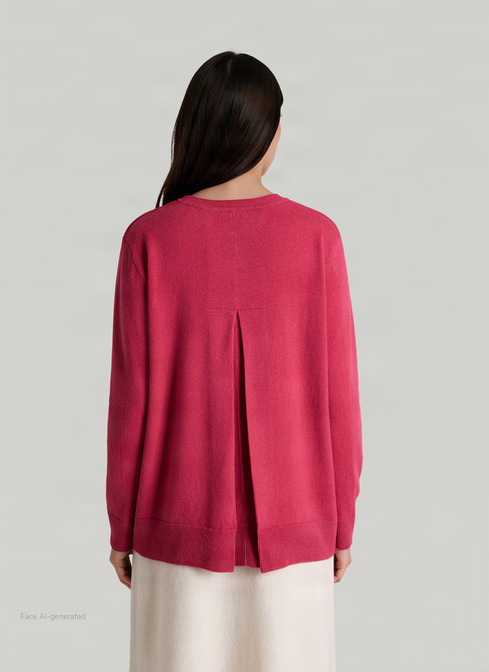 Pullover Rundhals 1/1 Arm width=