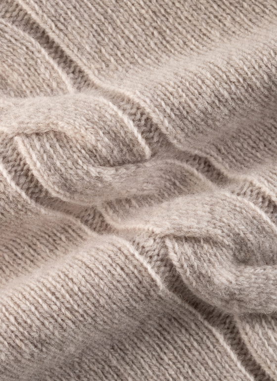Pullover Polokragen 1/1 Arm Autumn Stone Frontansicht