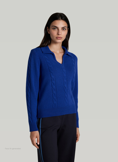Pullover Polokragen 1/1 Arm width=