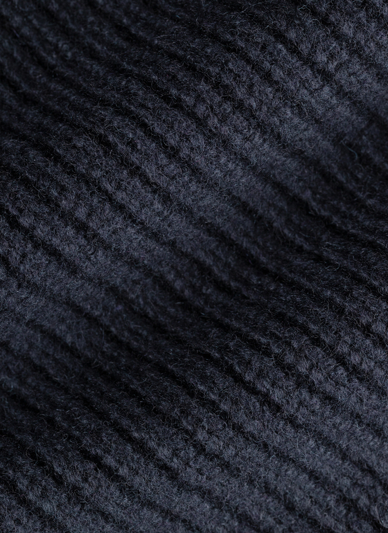 Pullover Rundhals Navy Frontansicht