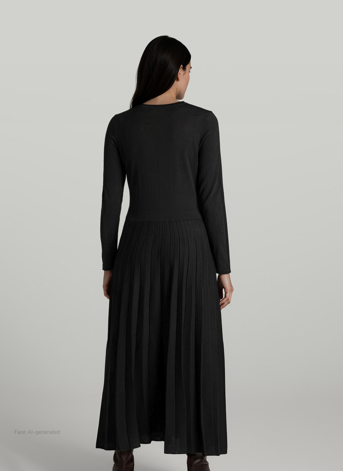 Kleid, Black Rückansicht