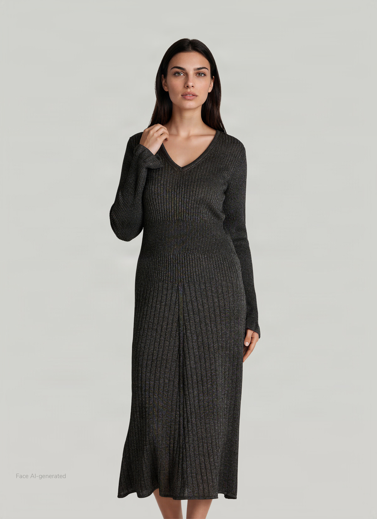 Kleid, Black Frontansicht