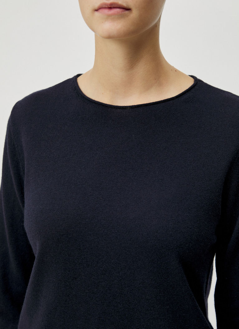 Pullover V-Ausschnitt 1/1 Arm, Navy Detailansicht 1