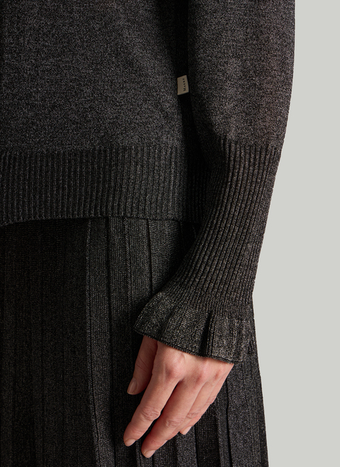 Pullover Rundhals 1/1 Arm width=