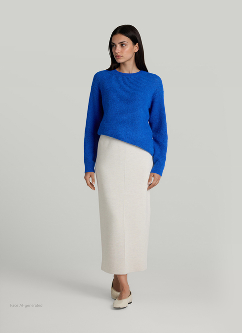 Rundhals 3/4 Arm PULLOVER width=