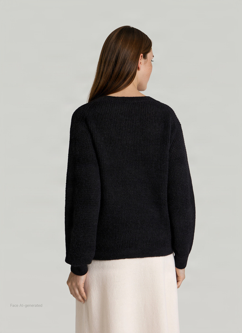 Rundhals 3/4 Arm PULLOVER width=