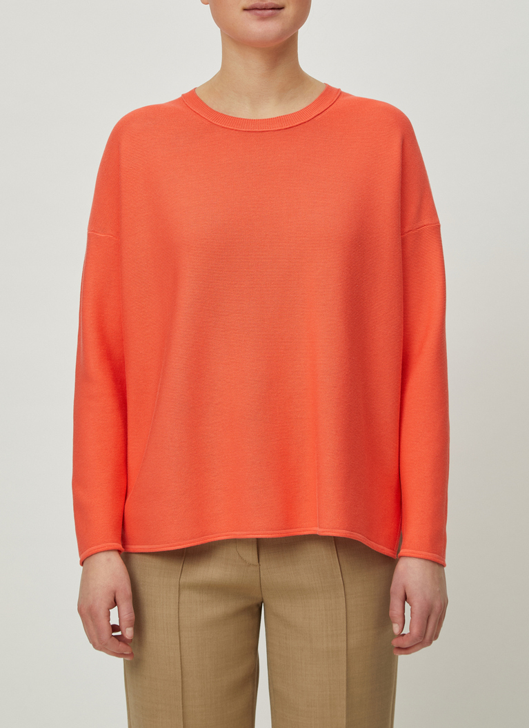 Pullover, O-Neck, Bright Sunset Frontansicht