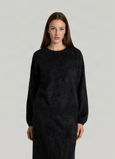 Pullover Rundhals 1/1 Arm width=