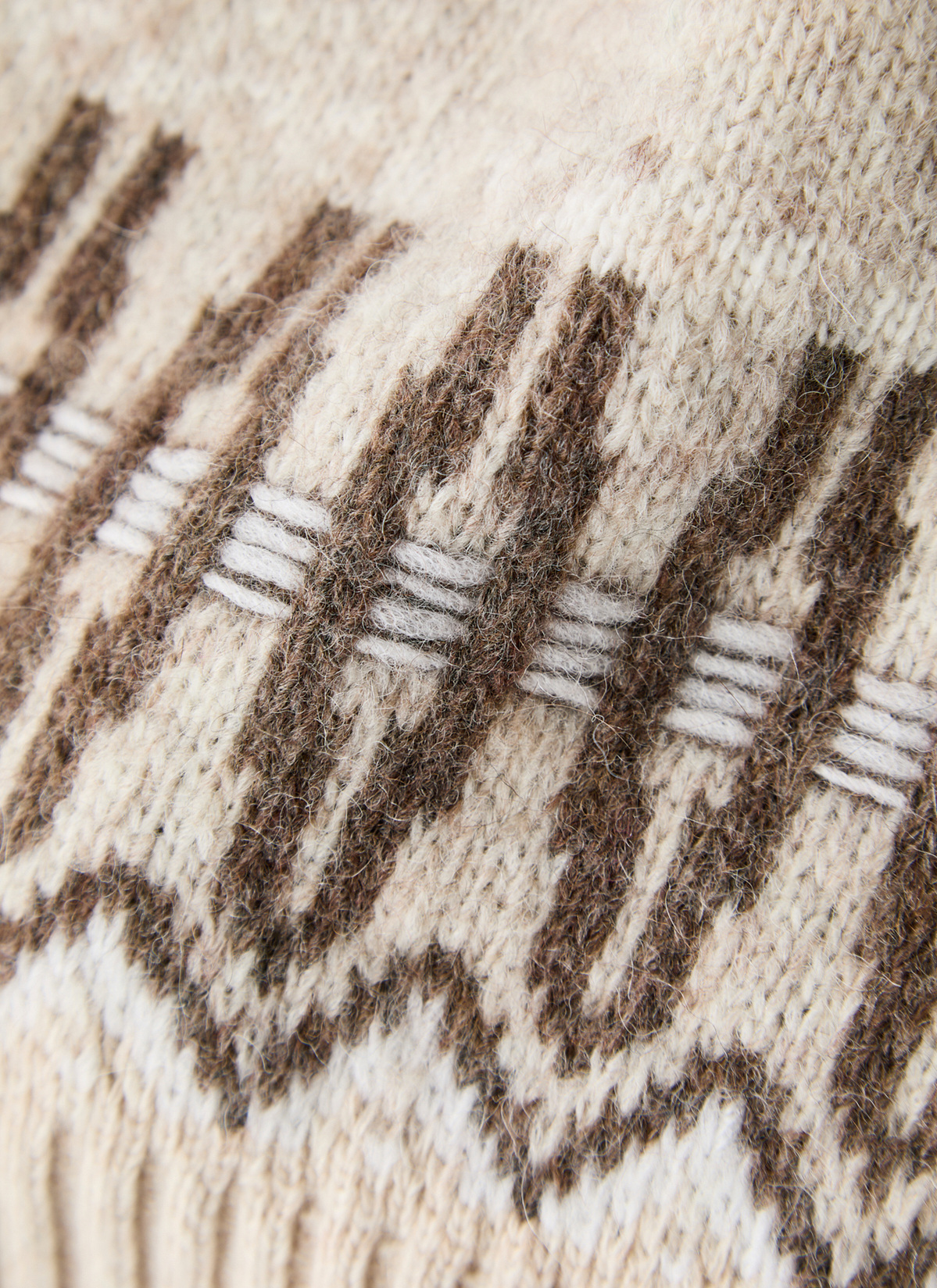 Pullover Rundhals 1/1 Arm, British Tea