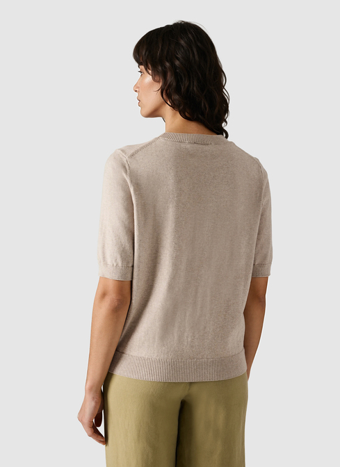 Pullover Rundhals 1/2 Arm width=