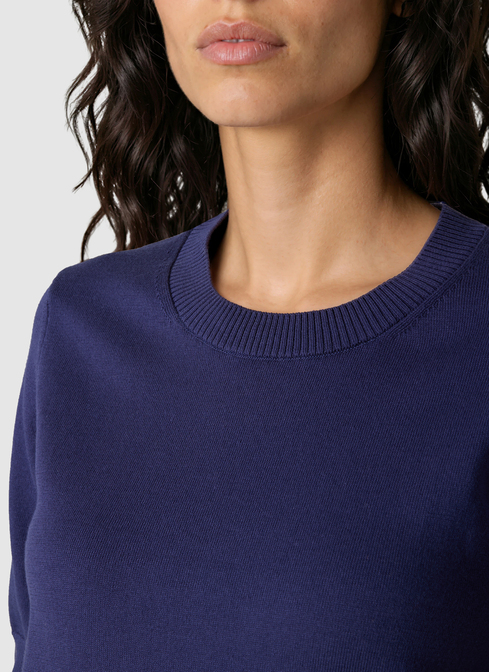 Pullover Rundhals 1/2 Arm width=