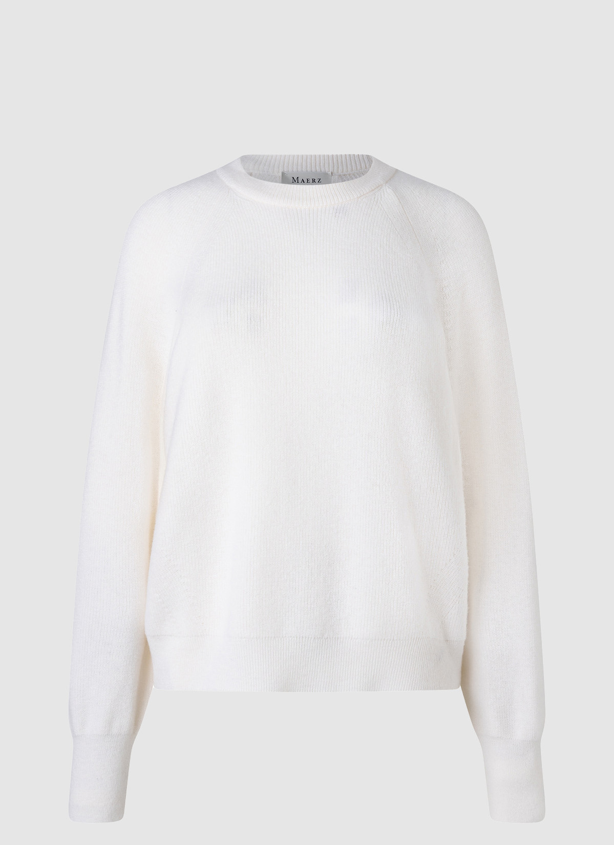 Pullover Rundhals 1/1 Arm, New White 