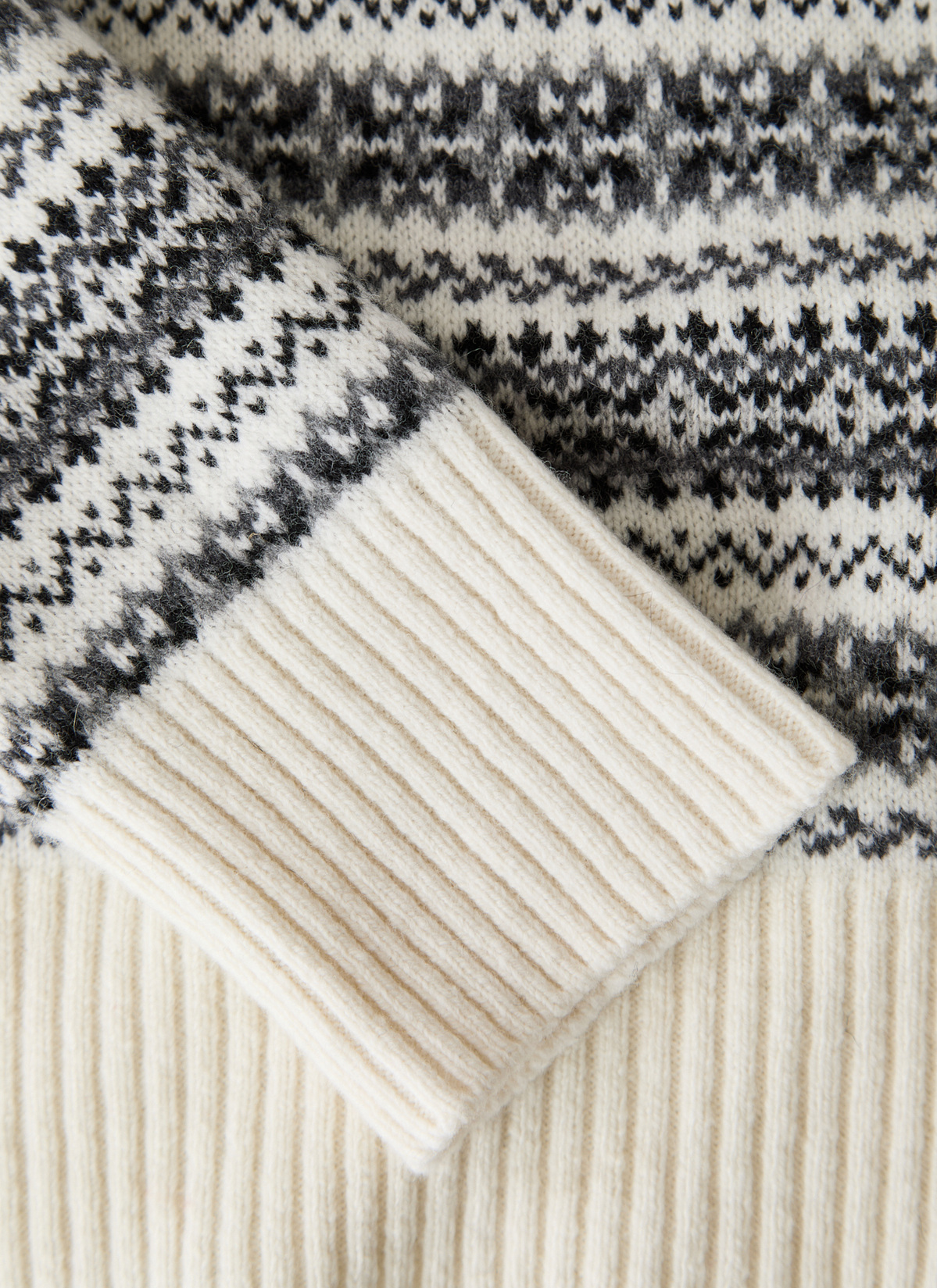 Pullover Rundhals 1/1 Arm, New White 