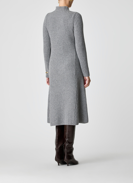 Kleid Granite Grey Frontansicht