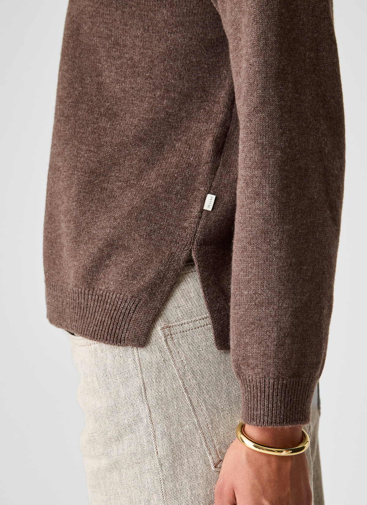 Pullover Rundhals 1/1 Arm, Hardwood Detailansicht 2