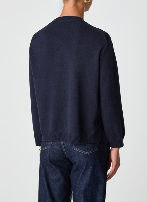 Pullover Rundhals 1/1 Arm width=