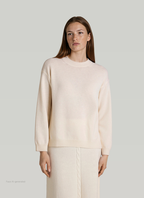 Pullover Rundhals 1/1 Arm width=