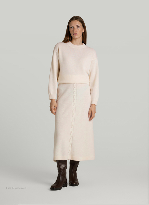 Pullover Rundhals 1/1 Arm width=