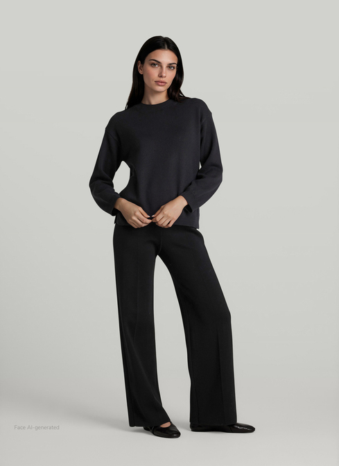 Pullover Rundhals 1/1 Arm width=
