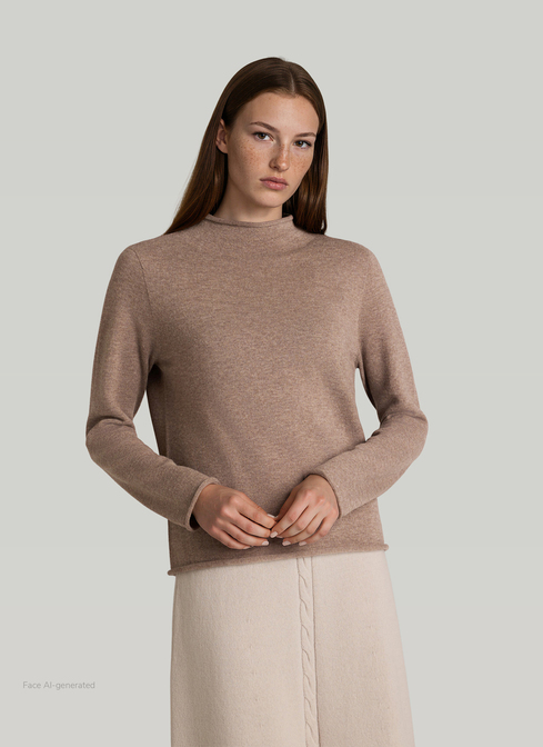 Pullover Stehkragen 1/1 Arm width=