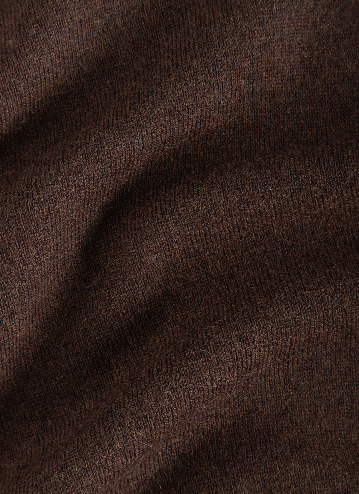 Pullover Stehkragen 1/1 Arm, Dark Coffee