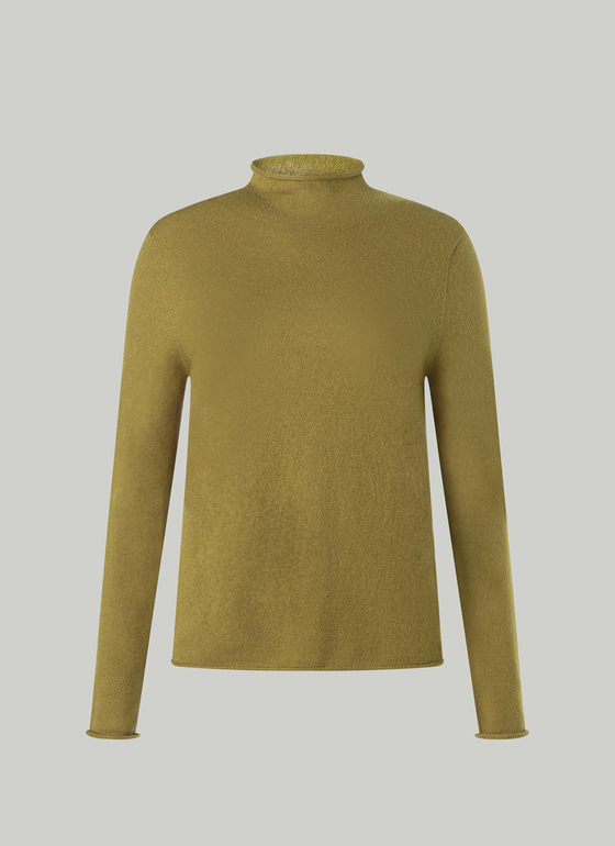 Pullover Stehkragen 1/1 Arm Autumn Forest Frontansicht