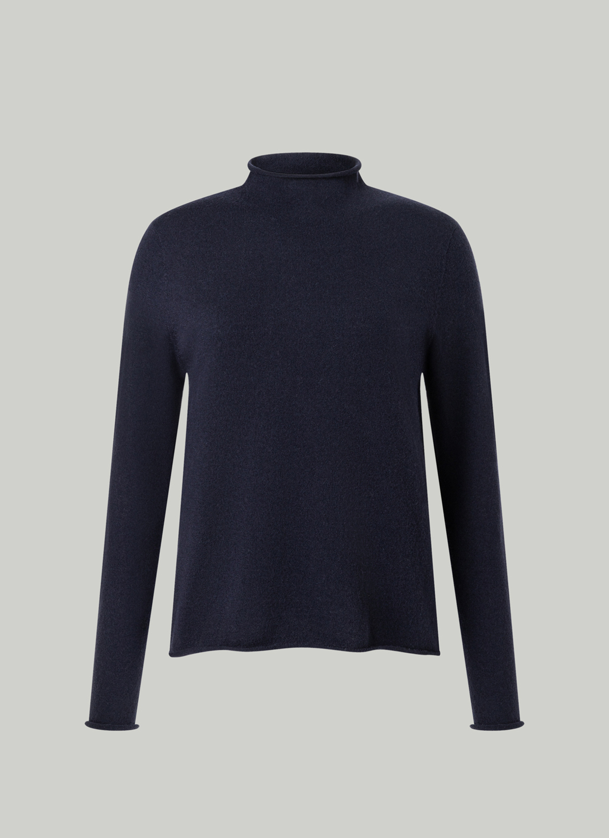 Pullover Stehkragen 1/1 Arm, Navy
