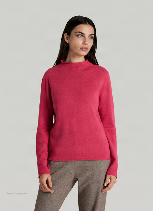 Pullover Stehkragen 1/1 Arm width=