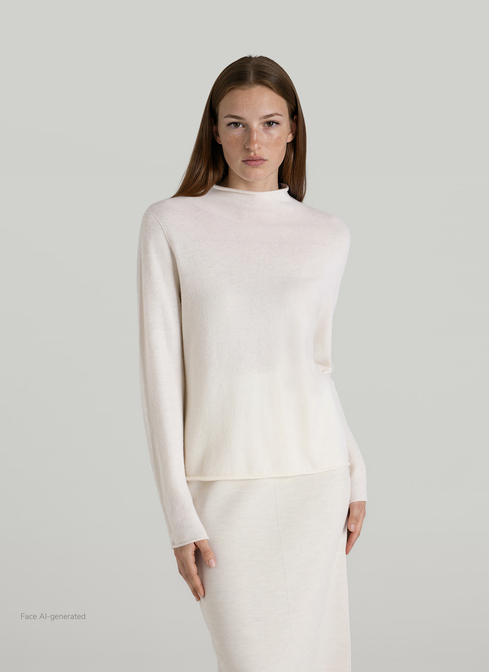 Pullover Stehkragen 1/1 Arm width=