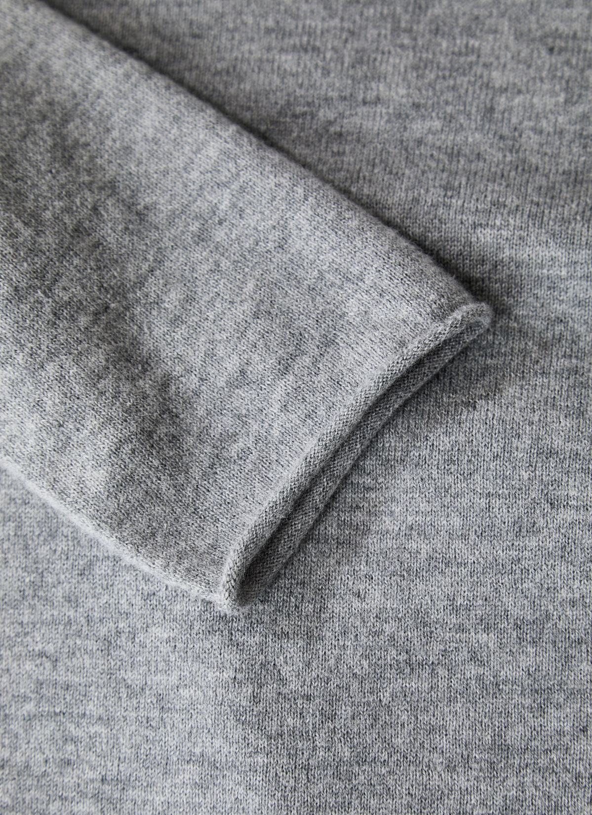Pullover Stehkragen 1/1 Arm, Granite Grey 
